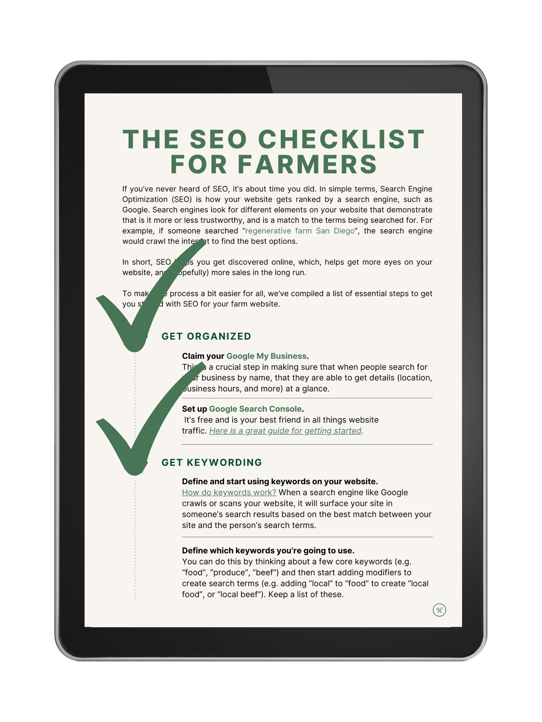 Local Line_The SEO Checklist for Farmers