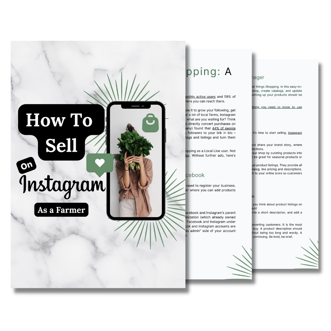 Graphic How to Sell on IG As a Farmer